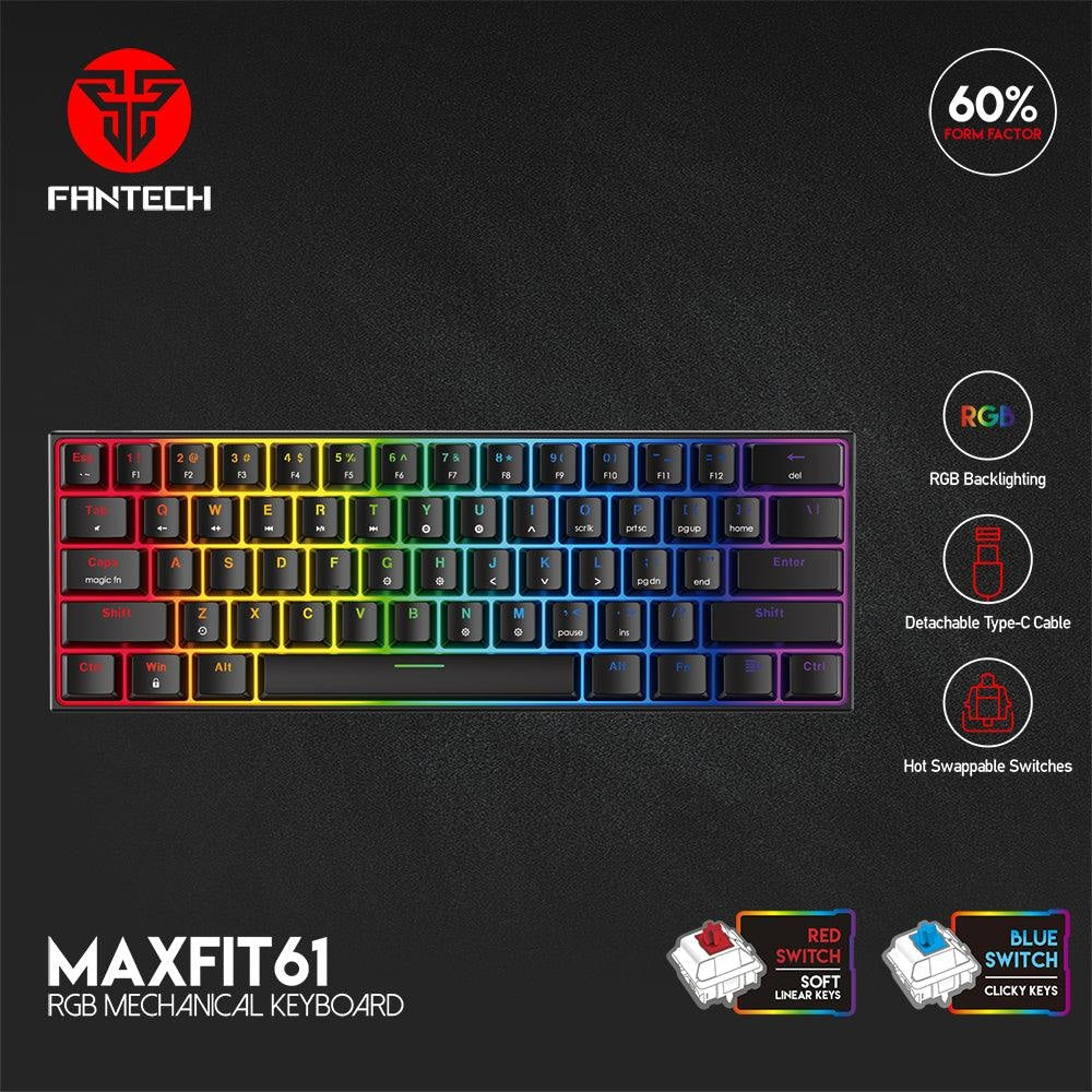 FANTECH MAXFIT61 MK857 RGB SPACE EDITION MECHANICAL KEYBOARD Keyboard 33 JOD