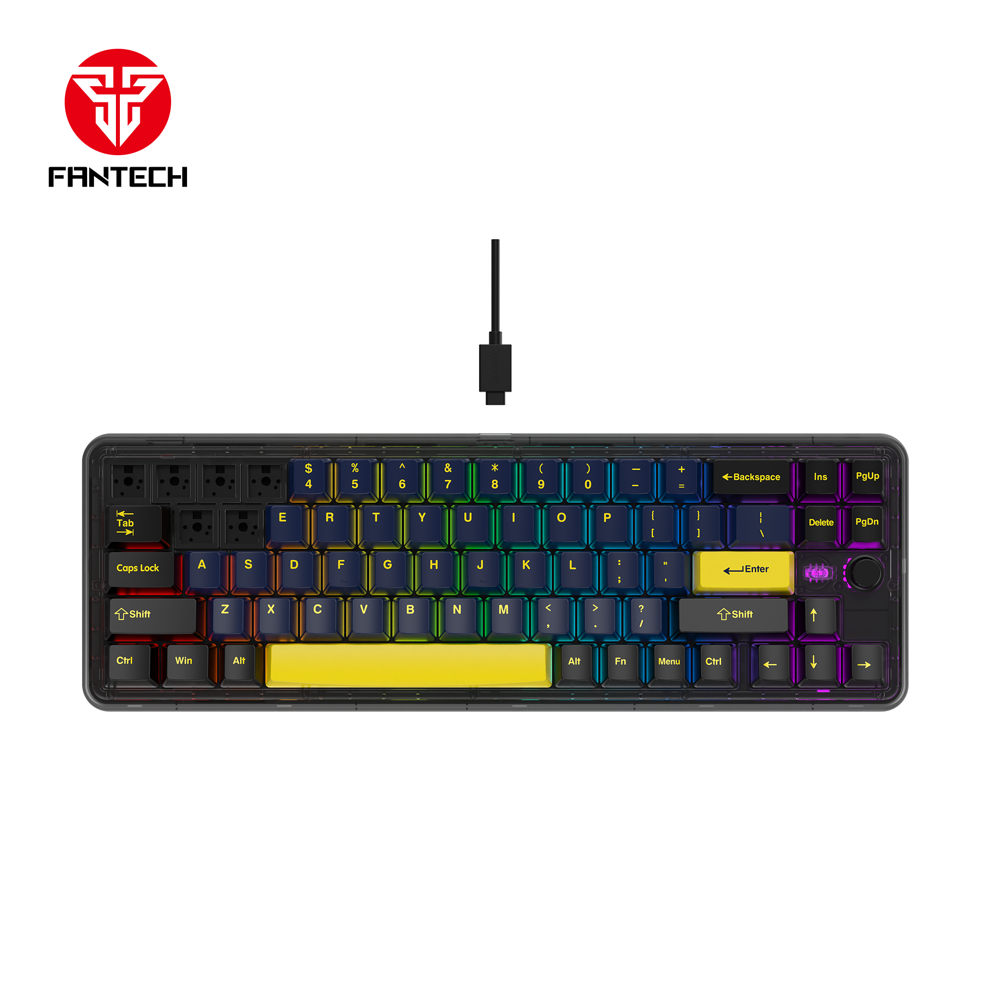 Fantech Maxfit70 MK911 Vibe Edition GRAND COBALT Mechanical Gaming Keyboard