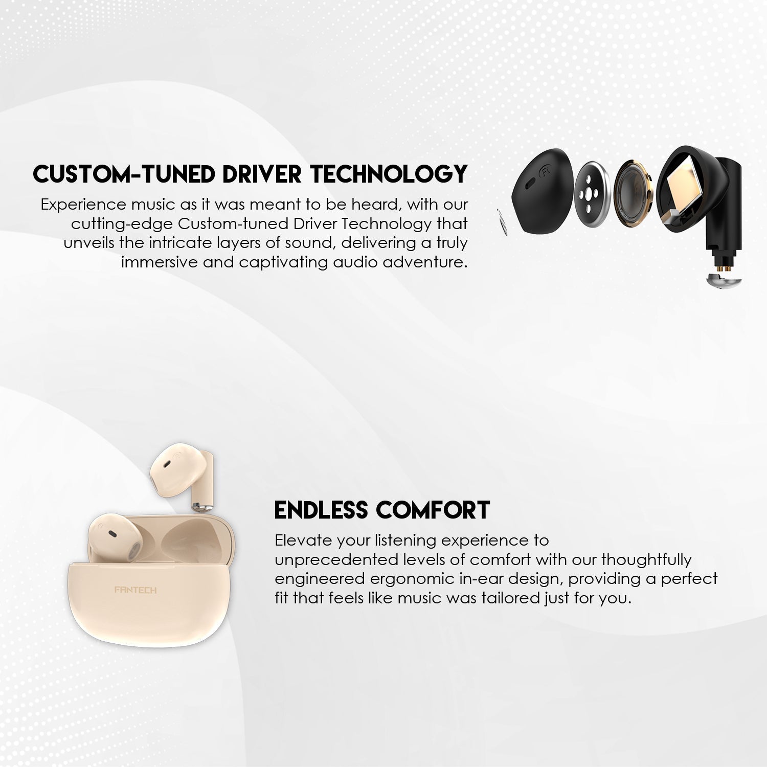 Fantech Mithril TX1 Lite TWS Earbuds With IPX5 Audio