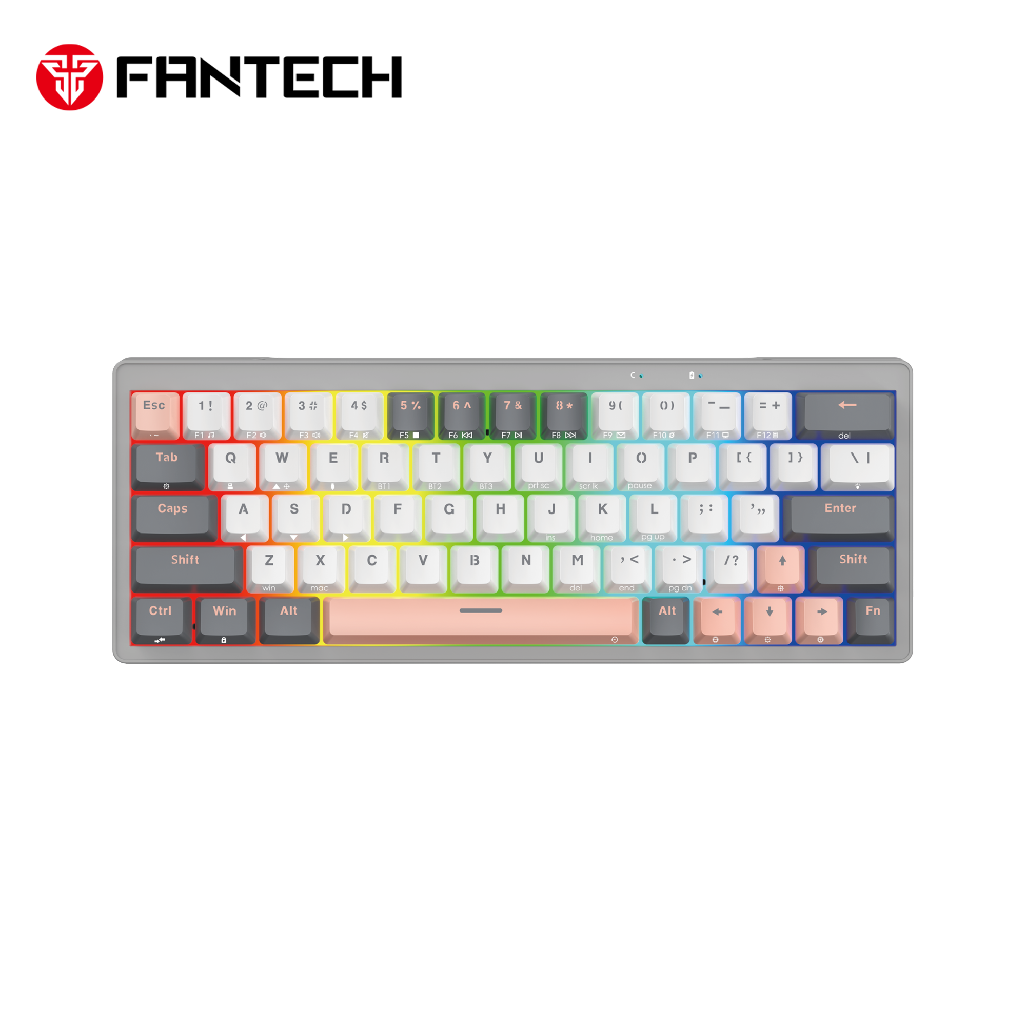 Fantech MK912 ATOM PRO63 RGB Bluetooth Wireless Gaming keyboard Saturn Keyboard