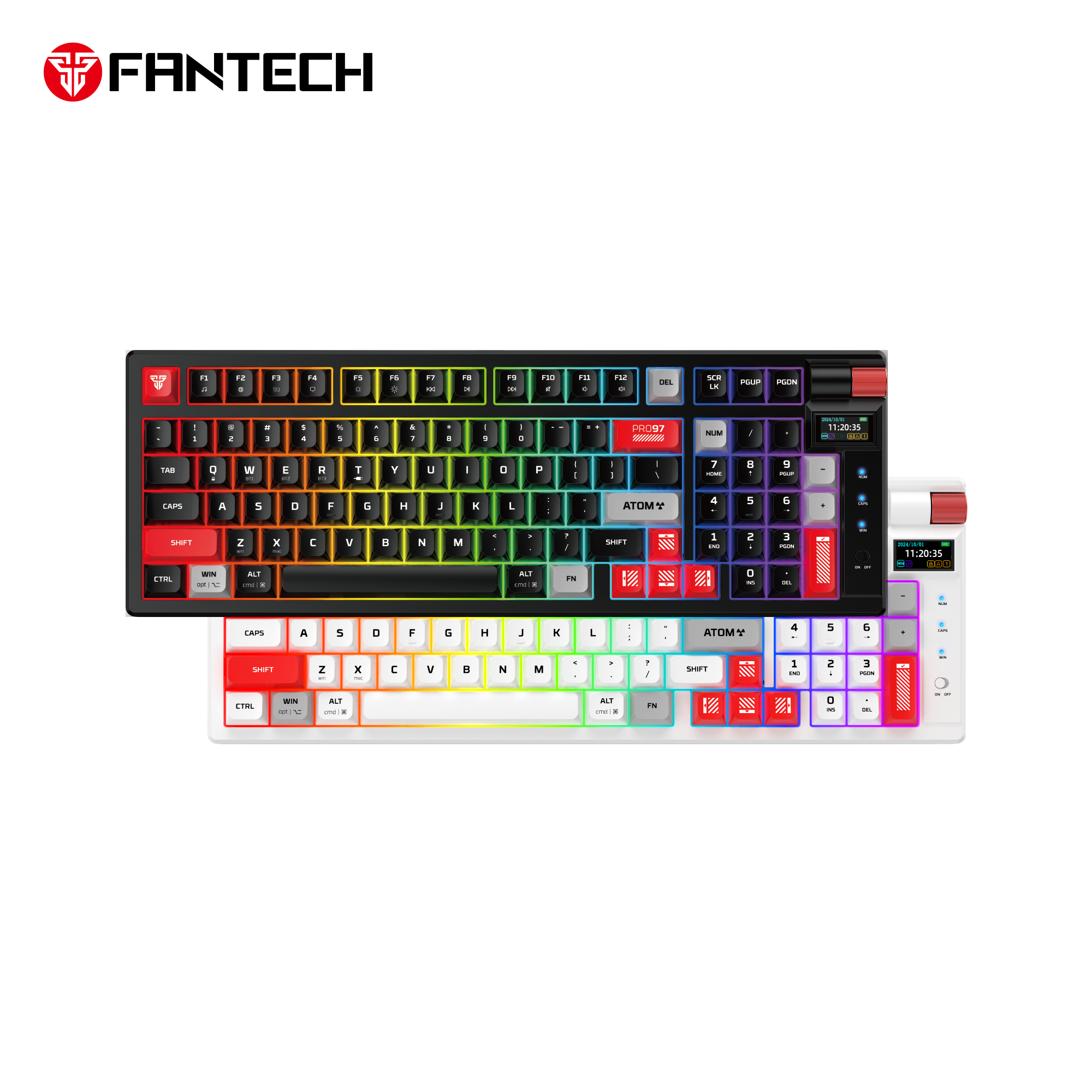 FANTECH MK918 ATOM PRO97 WIRELESS MECHANICAL GAMING KEYBOARD BLACK Keyboard