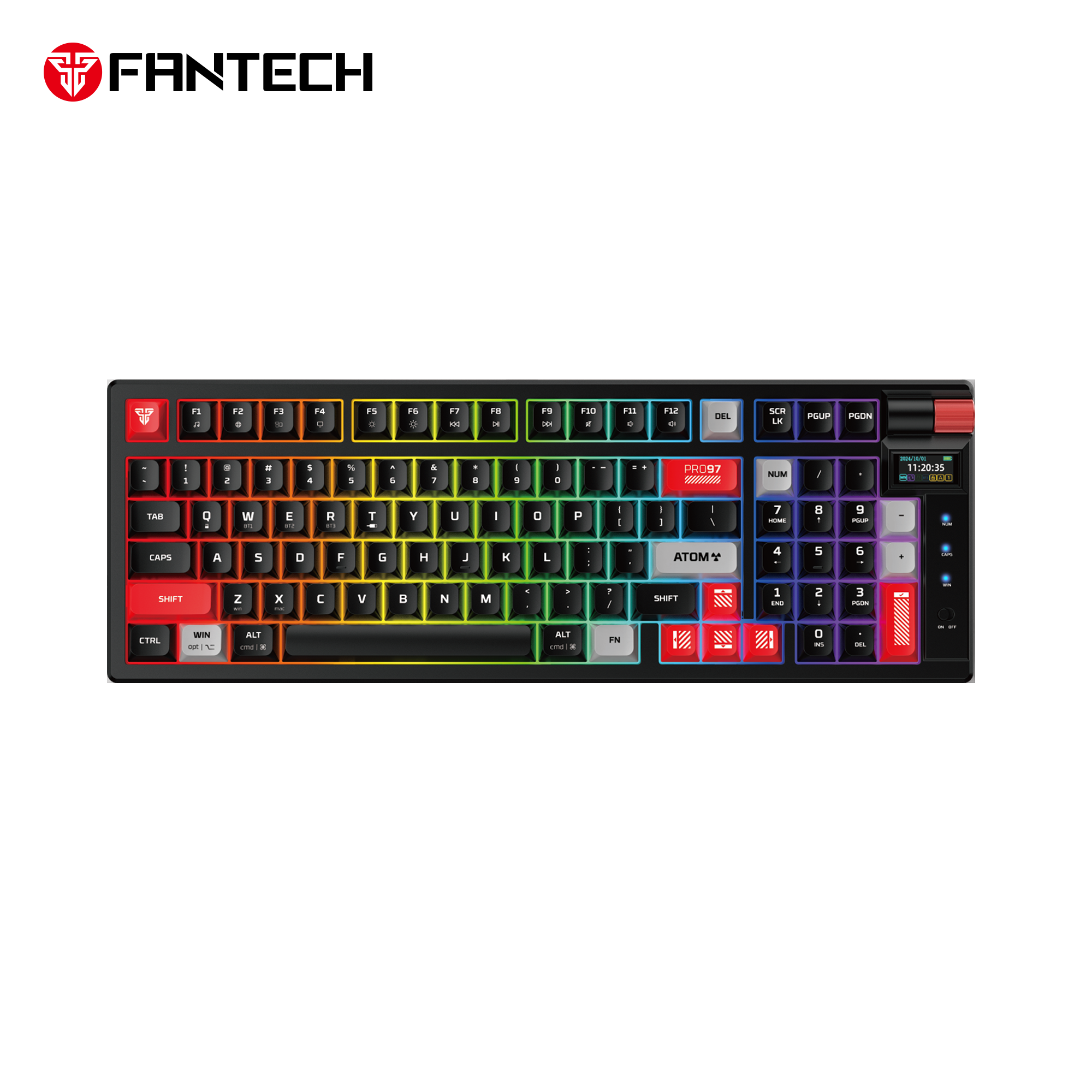 FANTECH MK918 ATOM PRO97 WIRELESS MECHANICAL GAMING KEYBOARD WHITE Keyboard