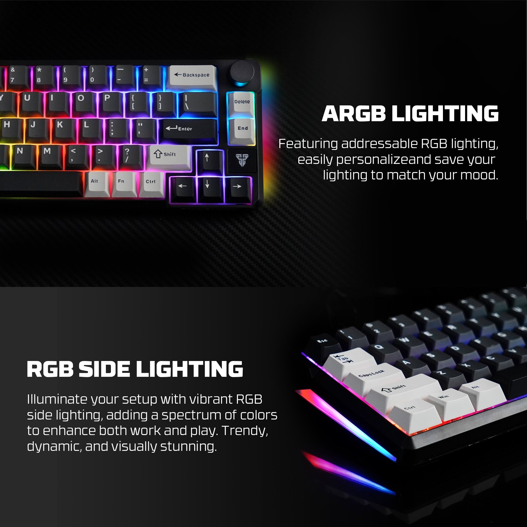 Fantech MK919 ATOM PRO66 Mechanical Keyboard Grey Keyboard