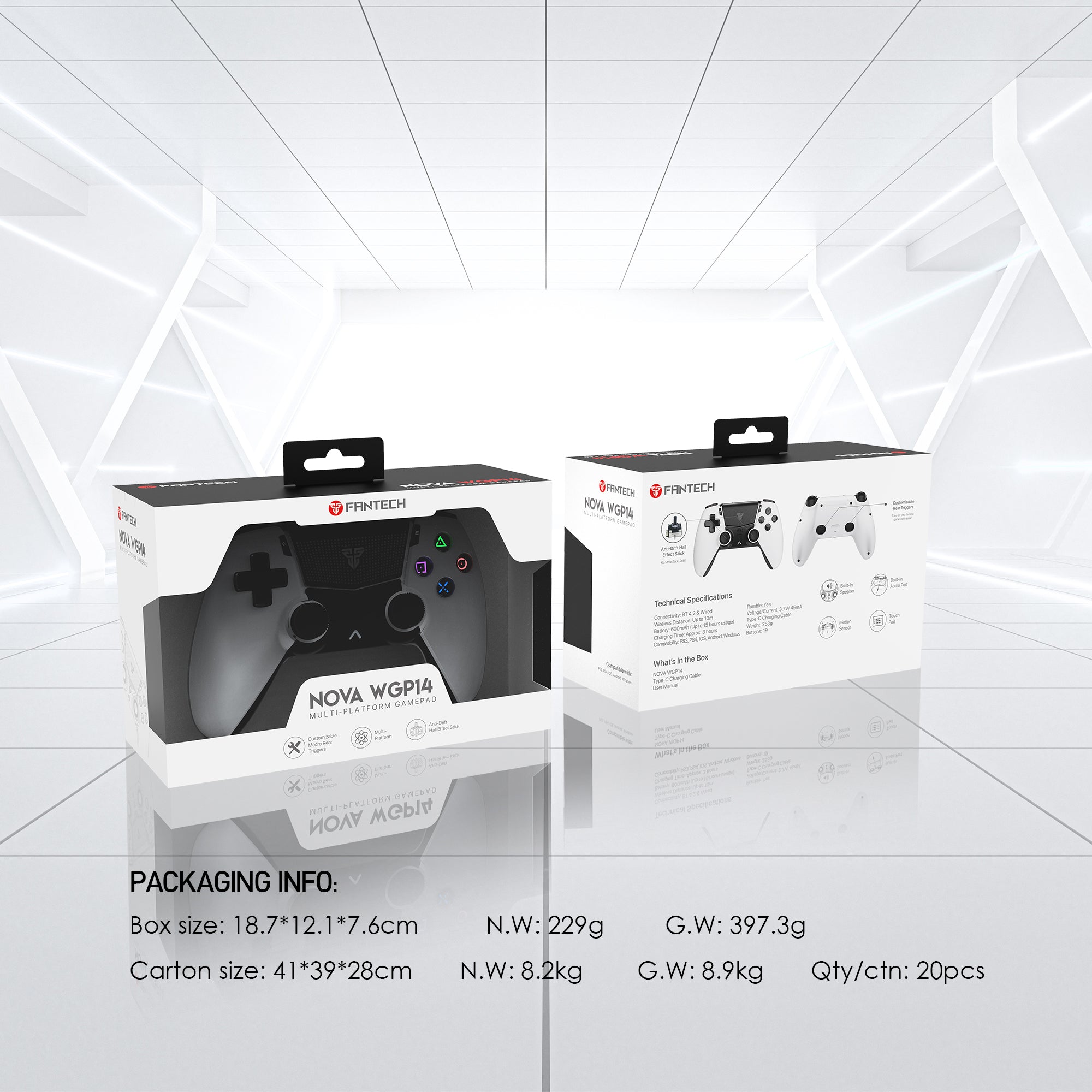 Fantech NOVA WGP14 MULTI PLATFORM Hall Effect Gamepad Console