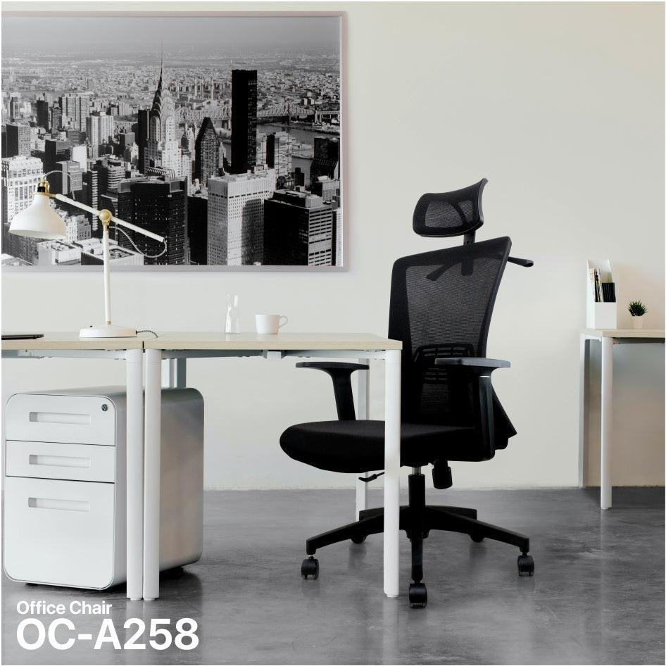 FANTECH OC A258 OFFICE CHAIR – BLACK Desk & Chair