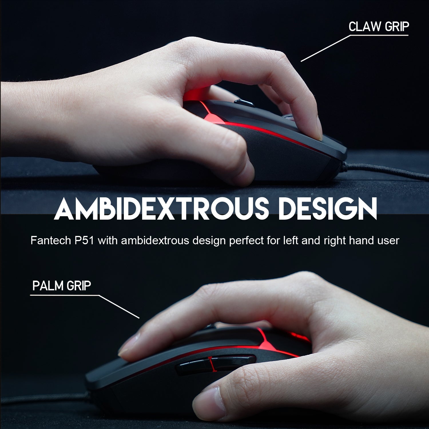 FANTECH P51 Power Bundle Gaming Keyboard and Mouse Bundle