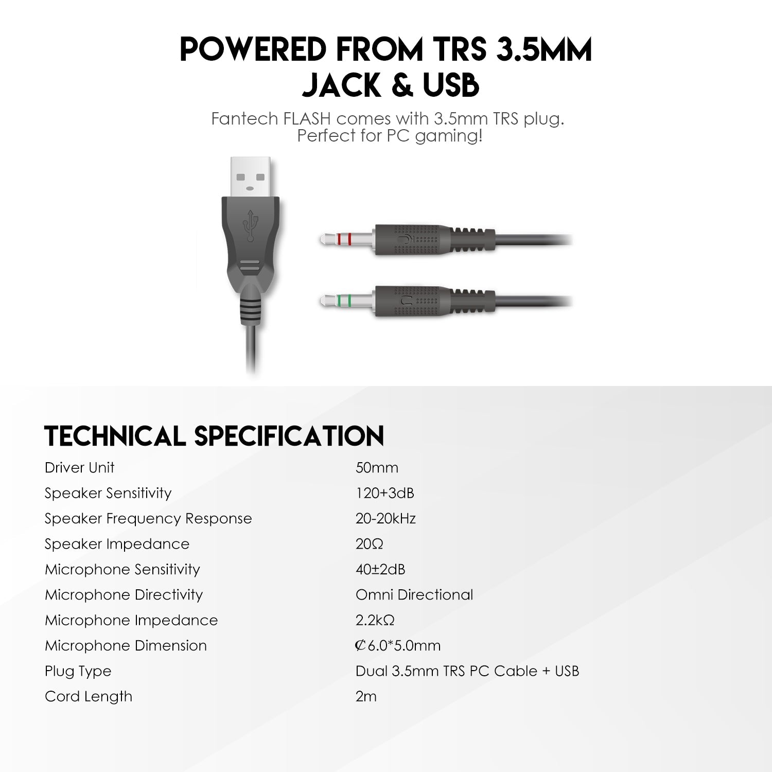 FANTECH P51 Power Bundle Gaming Keyboard and Mouse Bundle