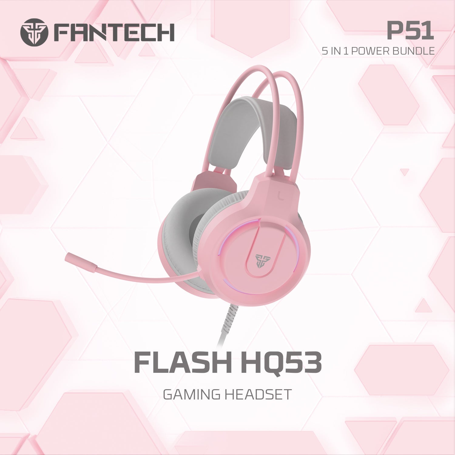 FANTECH P51 Power Bundle Gaming Keyboard and Mouse Keyboard