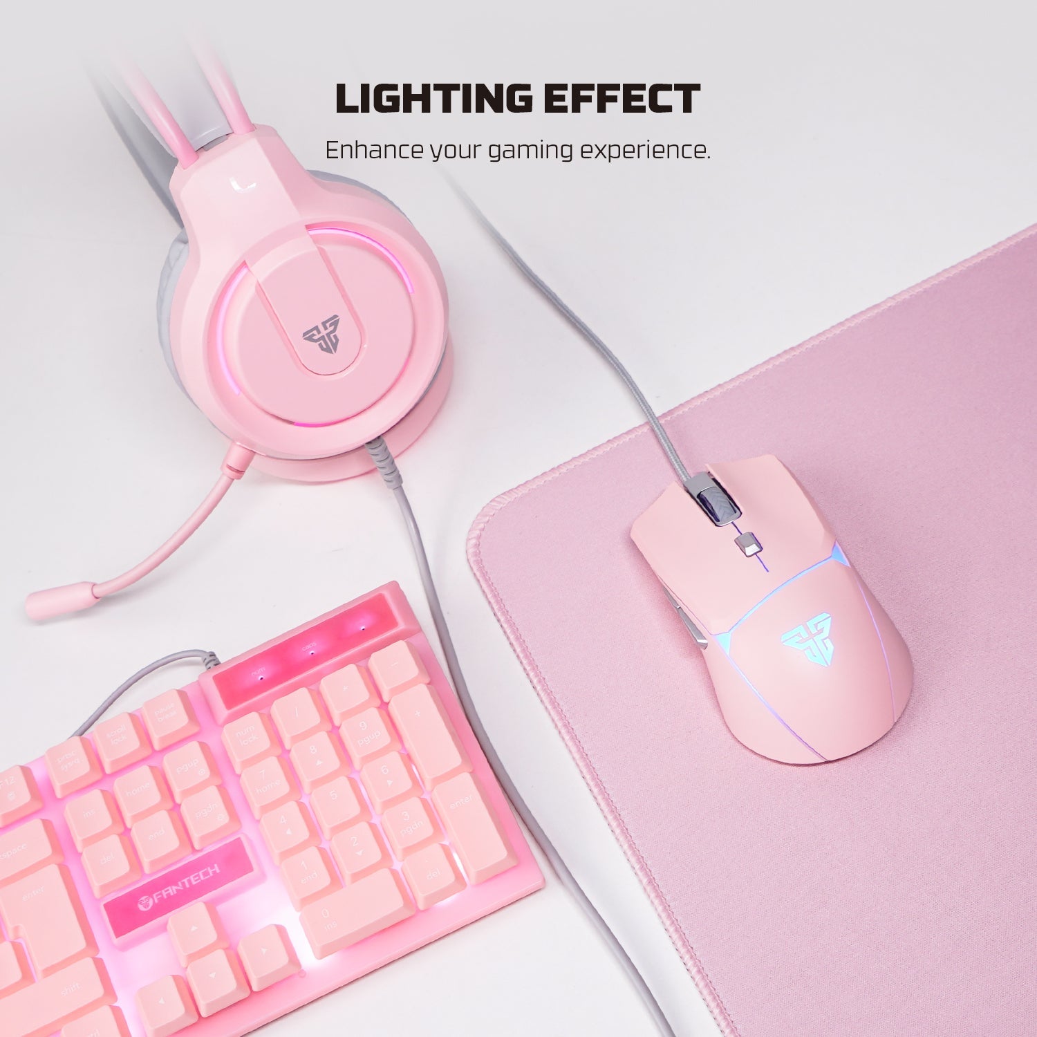 FANTECH P51 Power Bundle Gaming Keyboard and Mouse Keyboard