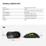 Fantech Phantom II VX6 Neon Macro Gaming Mouse Mouse 15 JOD