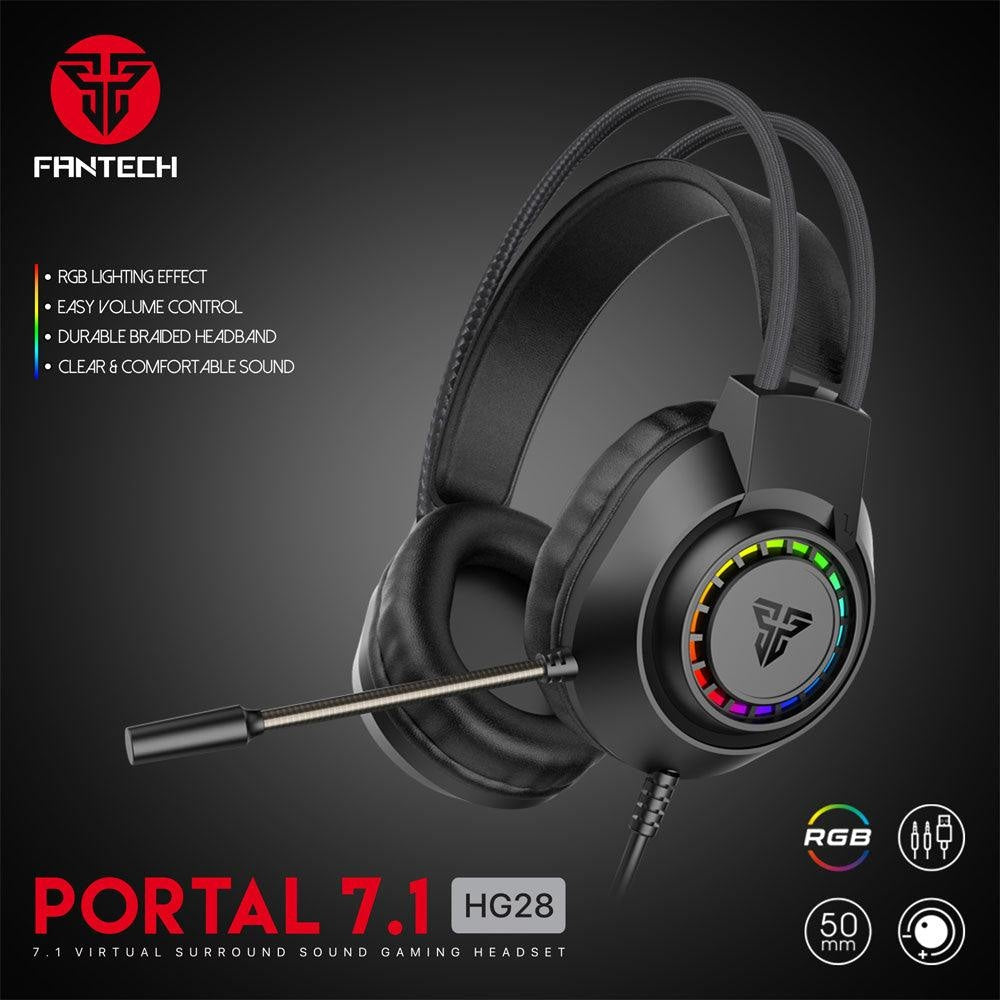 Fantech Portal 7.1 HG28 Virtual Surround Gaming Headset Audio 15 JOD