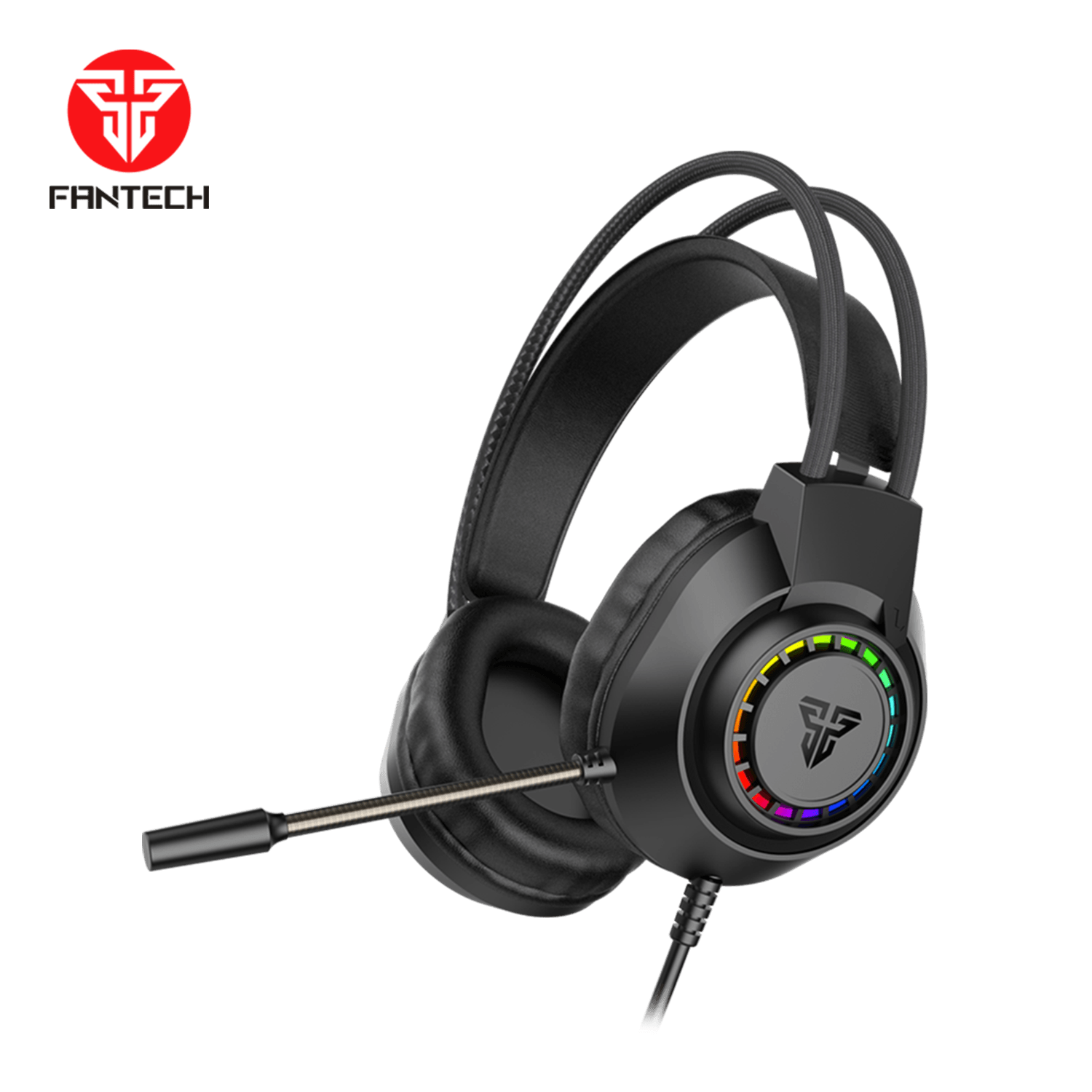 Fantech PORTAL HQ55 3.5mm Jack Headset Gaming RGB Audio 15 JOD