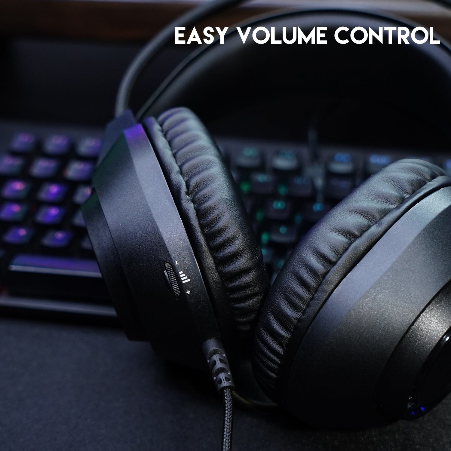Fantech PORTAL HQ55 3.5mm Jack Headset Gaming RGB Audio