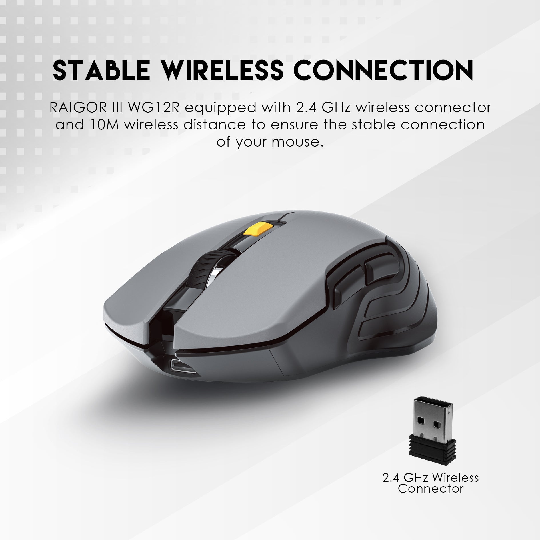 Fantech RAIGOR Gen III WG12R Rechargeable Mouse Wireless Gaming Mouse