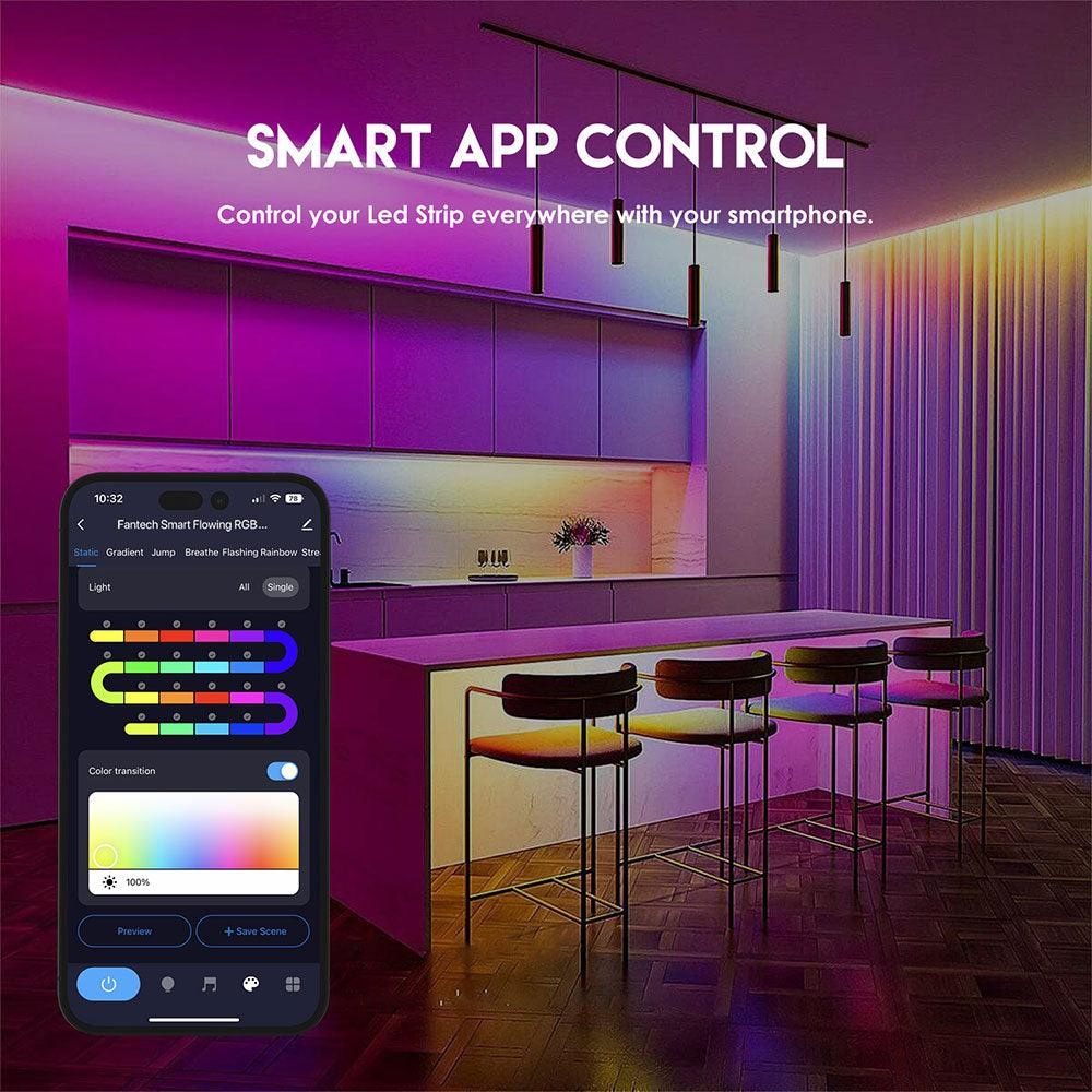 Fantech Smart RGB LED Strip Set SLS0203 + LA1ALS 6M Lightning