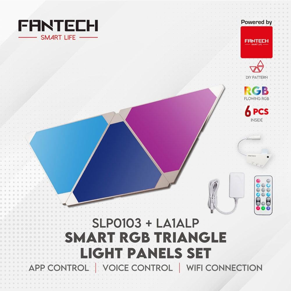 Fantech Smart RGB Triangle Light Panels Set SLP0103 + LA1ALP 3Pcs Lightning