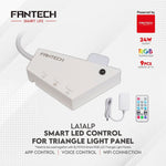Fantech Smart RGB Triangle Light Panels Set SLP0103 + LA1ALP 9Pcs Lightning 95