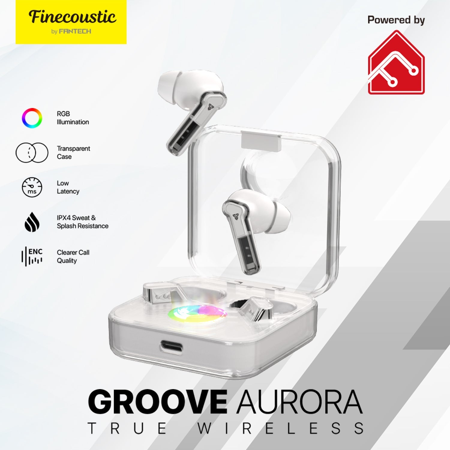 Fantech SMART TWS TX3 GROOVE AURORA RGB Audio