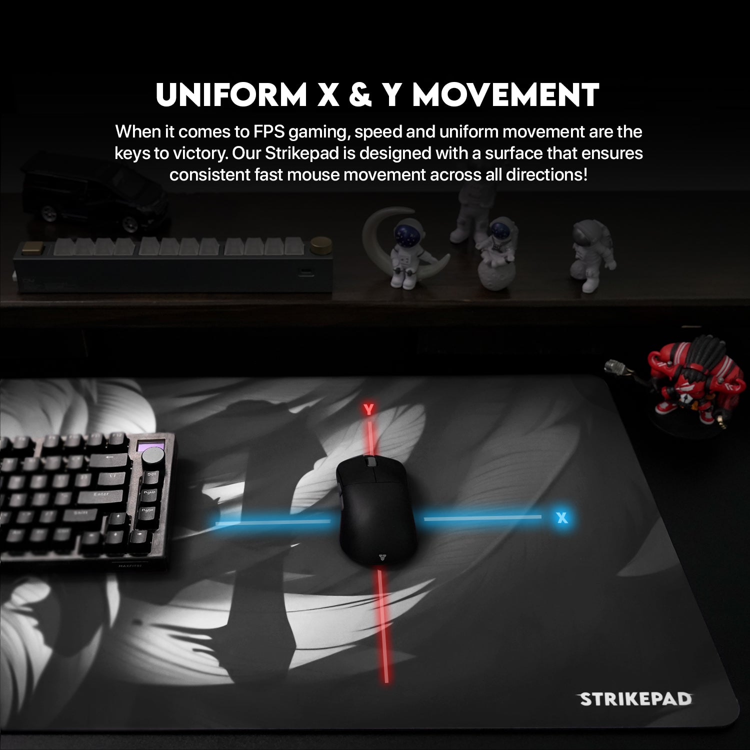 FANTECH Strikepad MST901 Gaming Mousepad 900x400x3mm Transformation Pattern