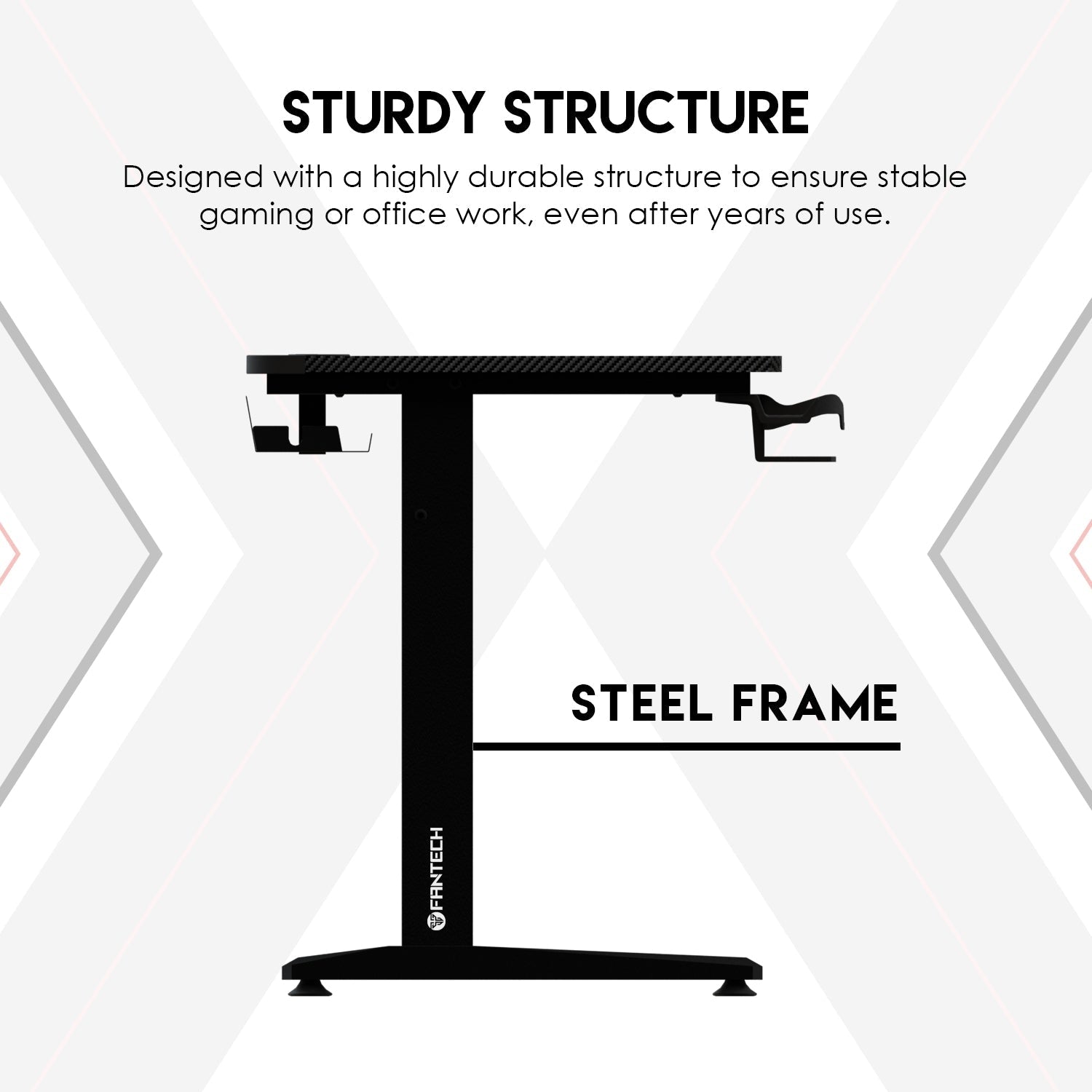 Fantech Tigris GD214 Gaming Desk RGB Illumination Premium and Sleek Large