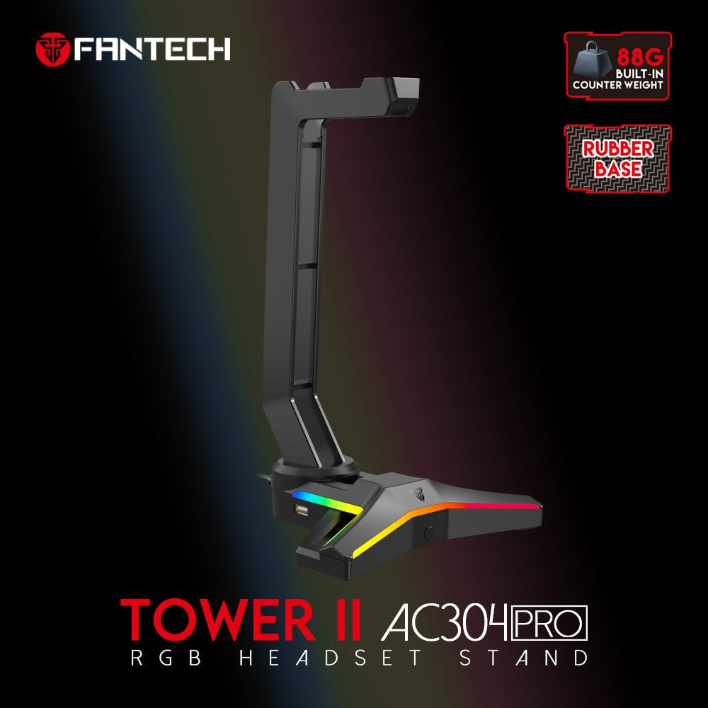 FANTECH TOWER II AC304 PRO RGB HEADSET STAND Audio 18 JOD