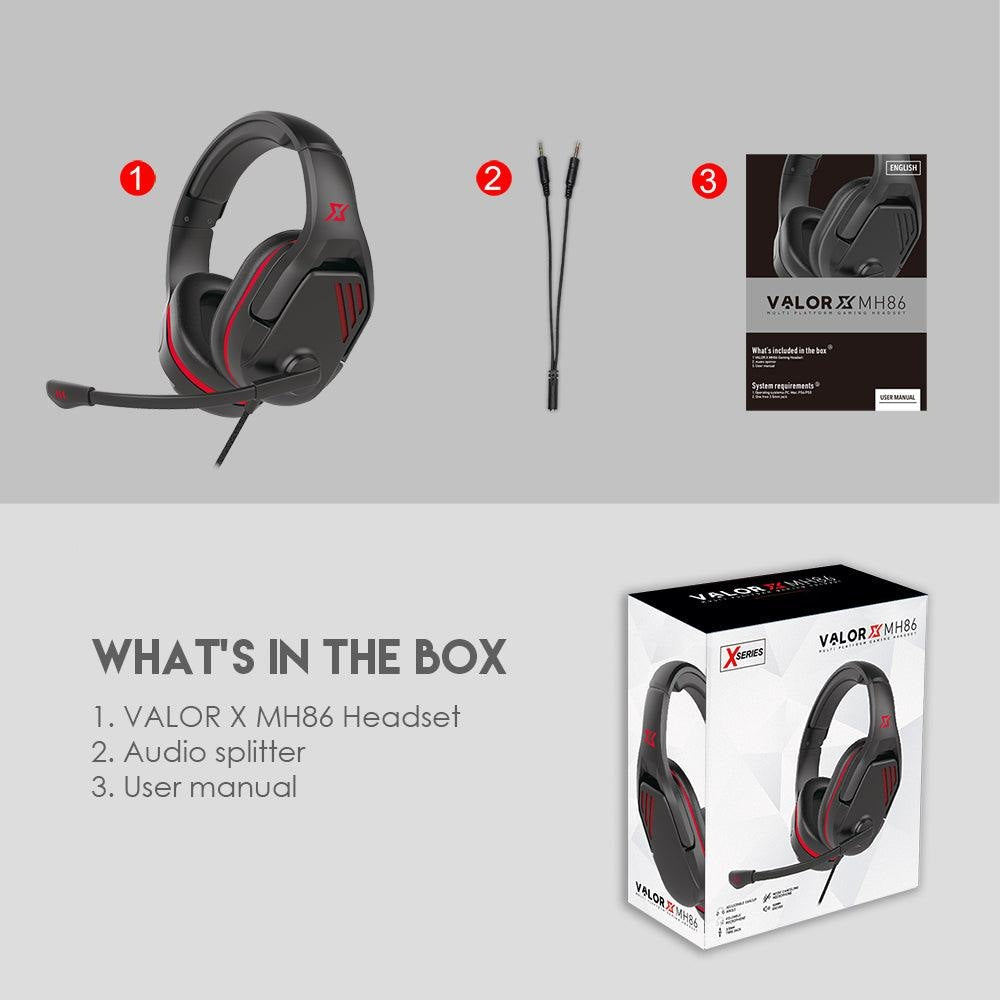 Fantech VALOR X MH86 XSeries Gaming Headset Audio