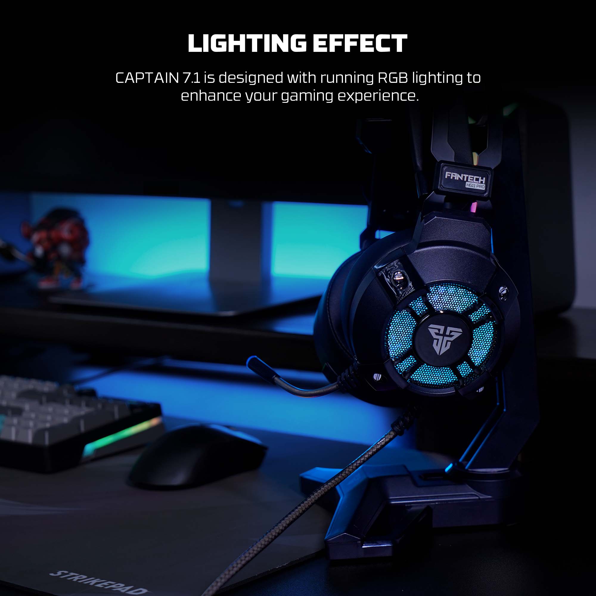 Fantech Vibration Hg11 Pro 7.1 Space Edition Gaming Headset Fantech Vibration Hg11 Pro 7.1 Space Edition Gaming Headset