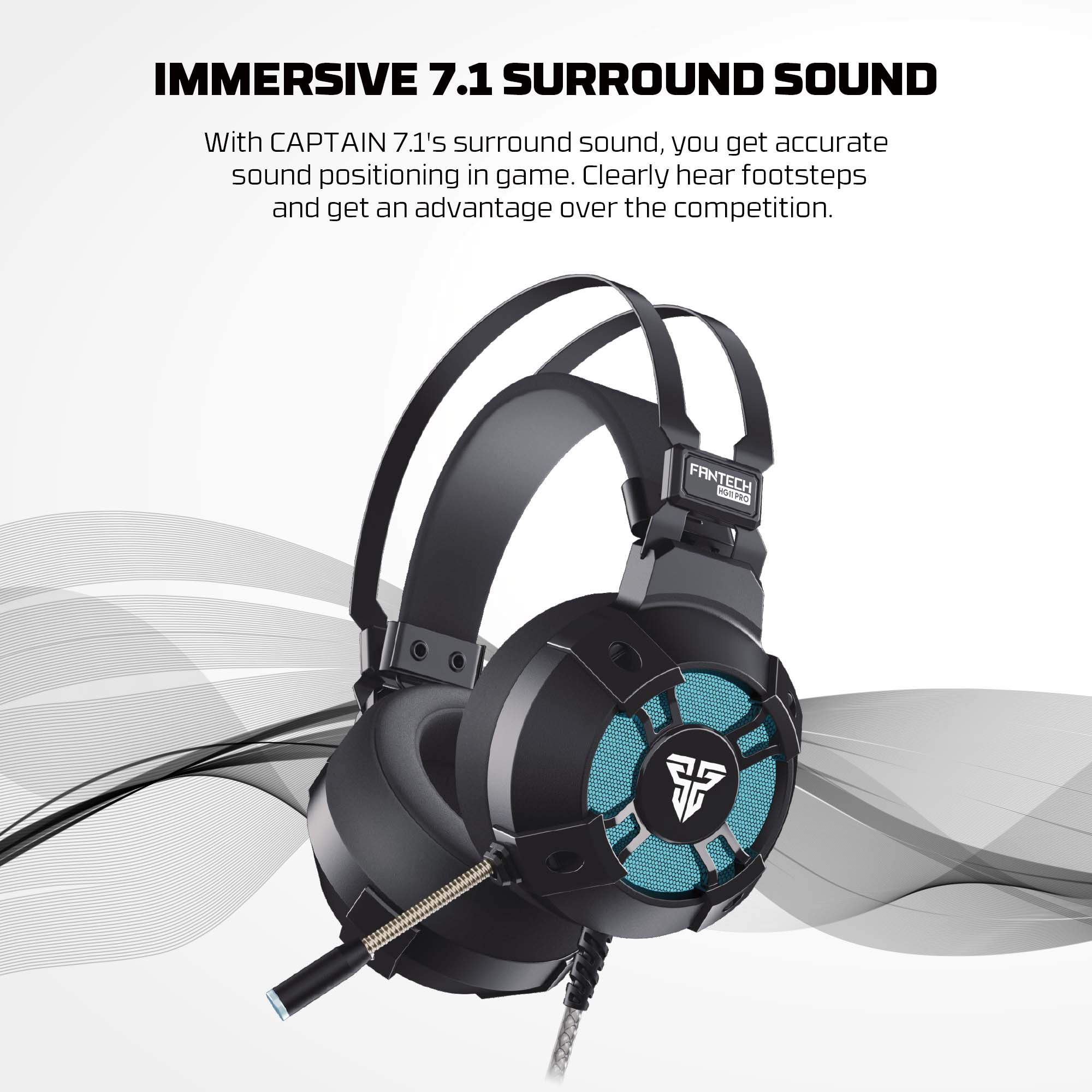 Surround Sound Headset Fantech Hg11 Fantech Vibration Hg11 Pro