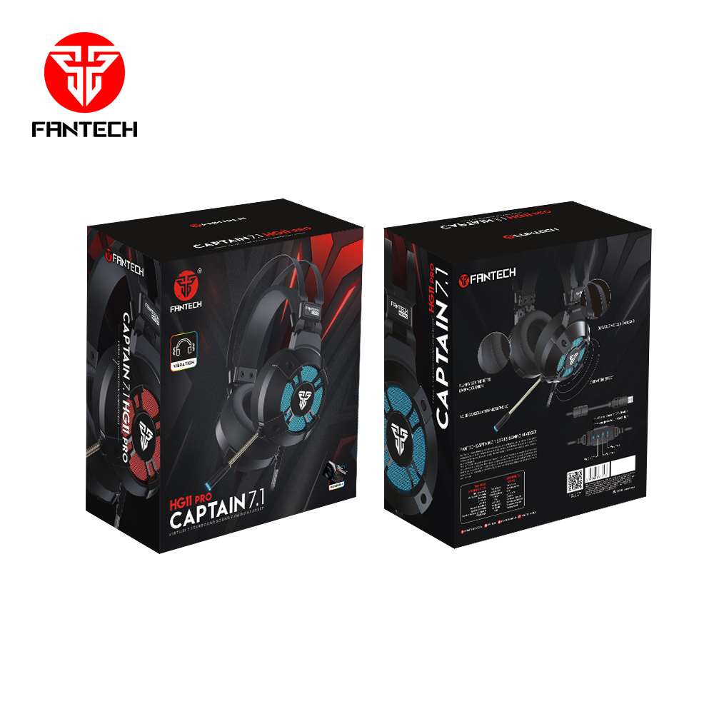 FANTECH VIBRATION HG11 PRO 7.1 SPACE EDITION GAMING HEADSET Headset 7.1