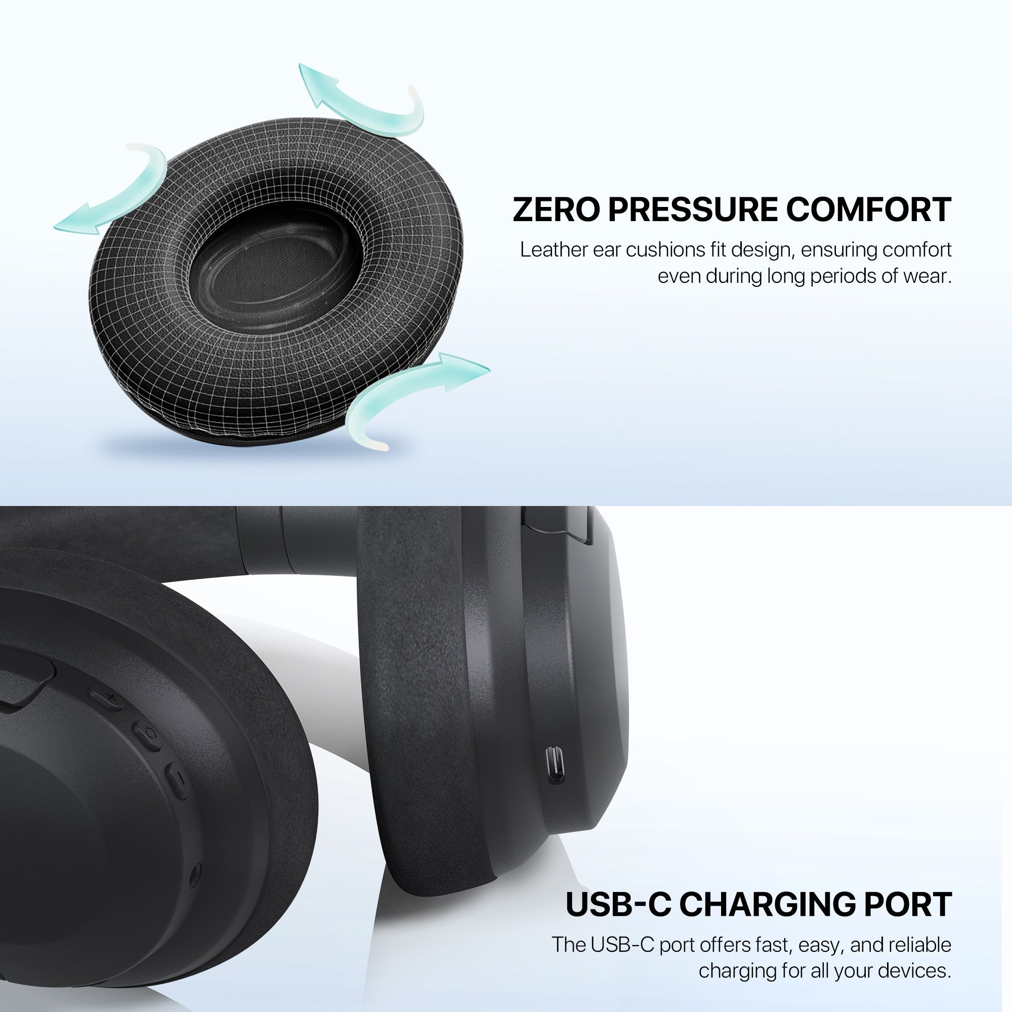 FANTECH WH05A GO VIBE ANC WIRELESS HEADSET BLACK Wireless Headset