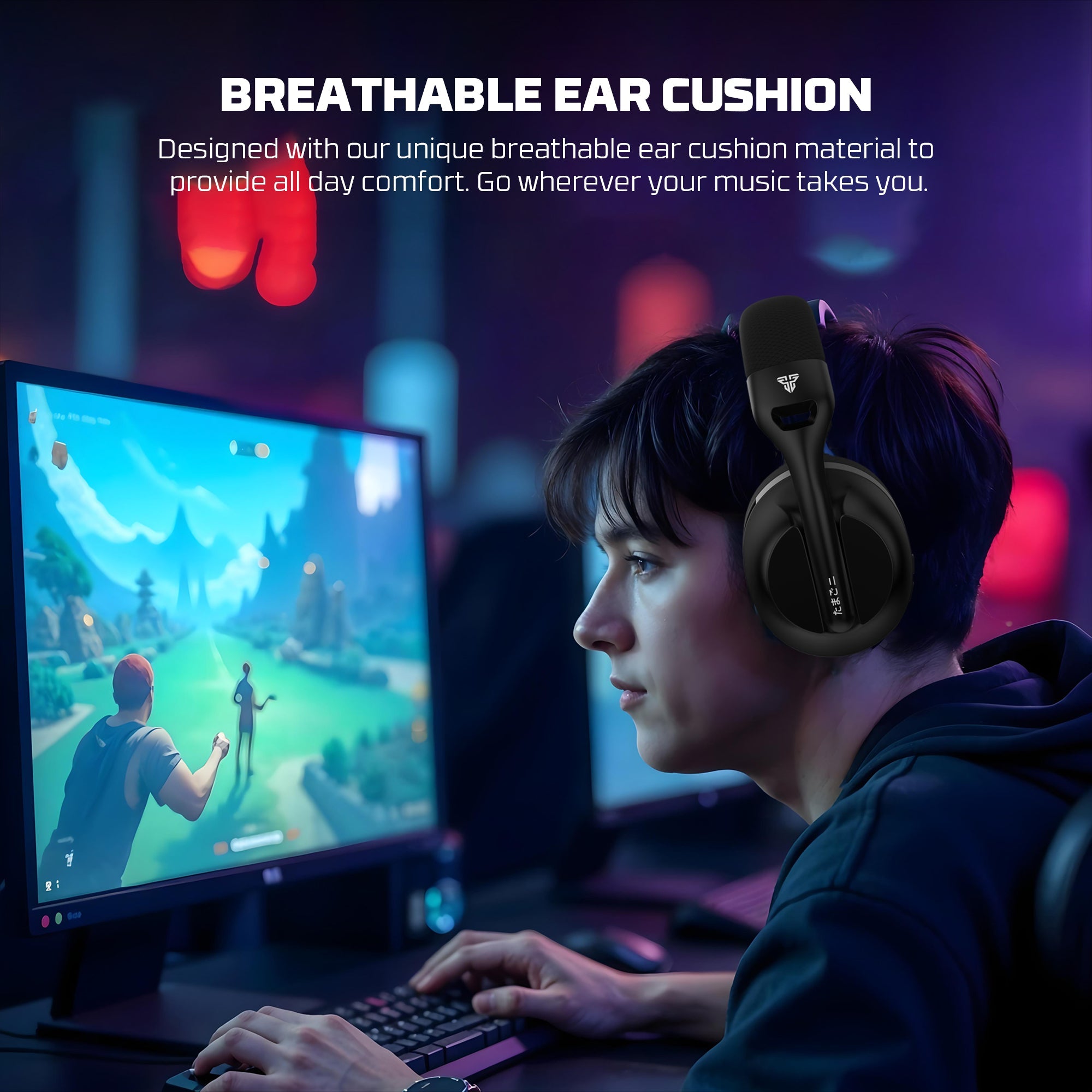 FANTECH WHG04 TAMAGO II Multi Platform Wireless Gaming Headset White Wireless