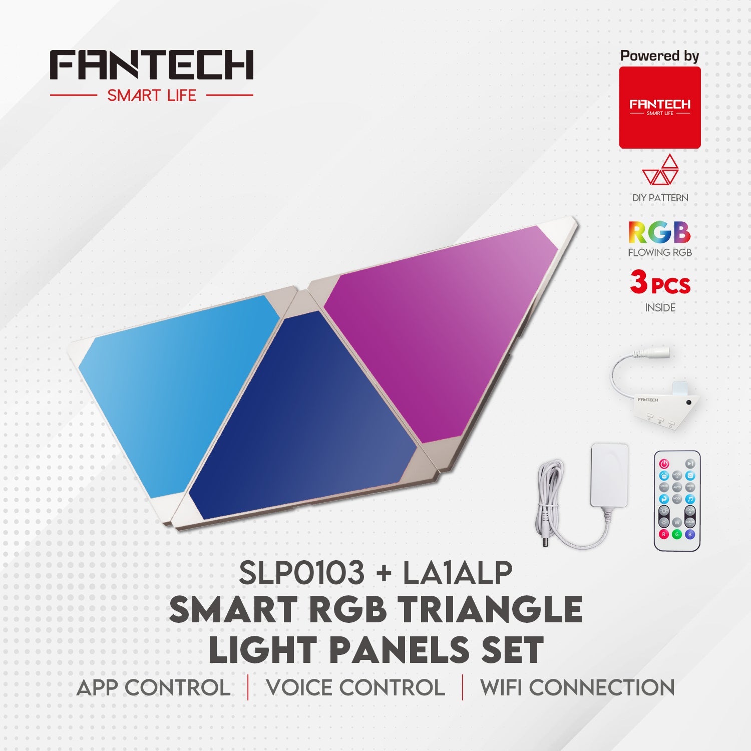 Fantech white 8 in 1 Gameak Gaming set Bundle