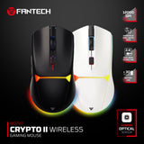 FANTECH WG7V2 CRYPTO II Wireless Gaming Mouse White