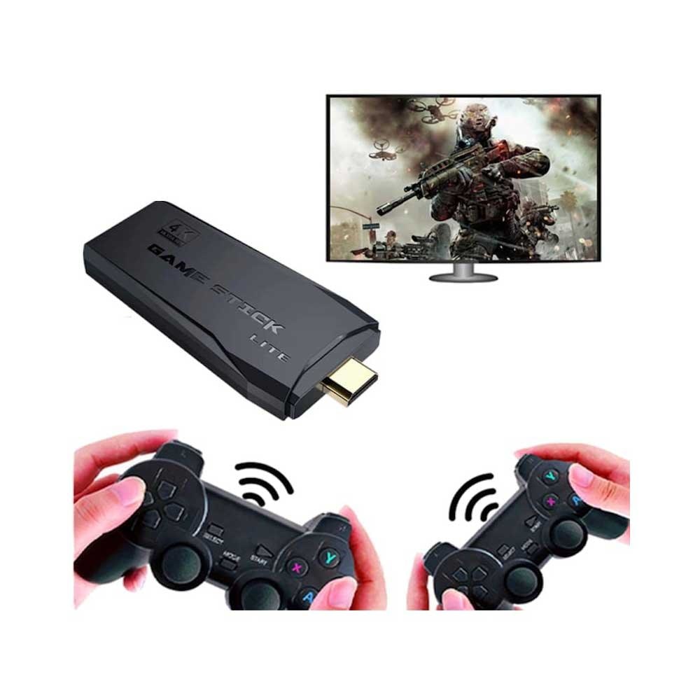 Game Stick Console Arcade Lite 4K 64GB HDMI + 2 wireless gamepads Console