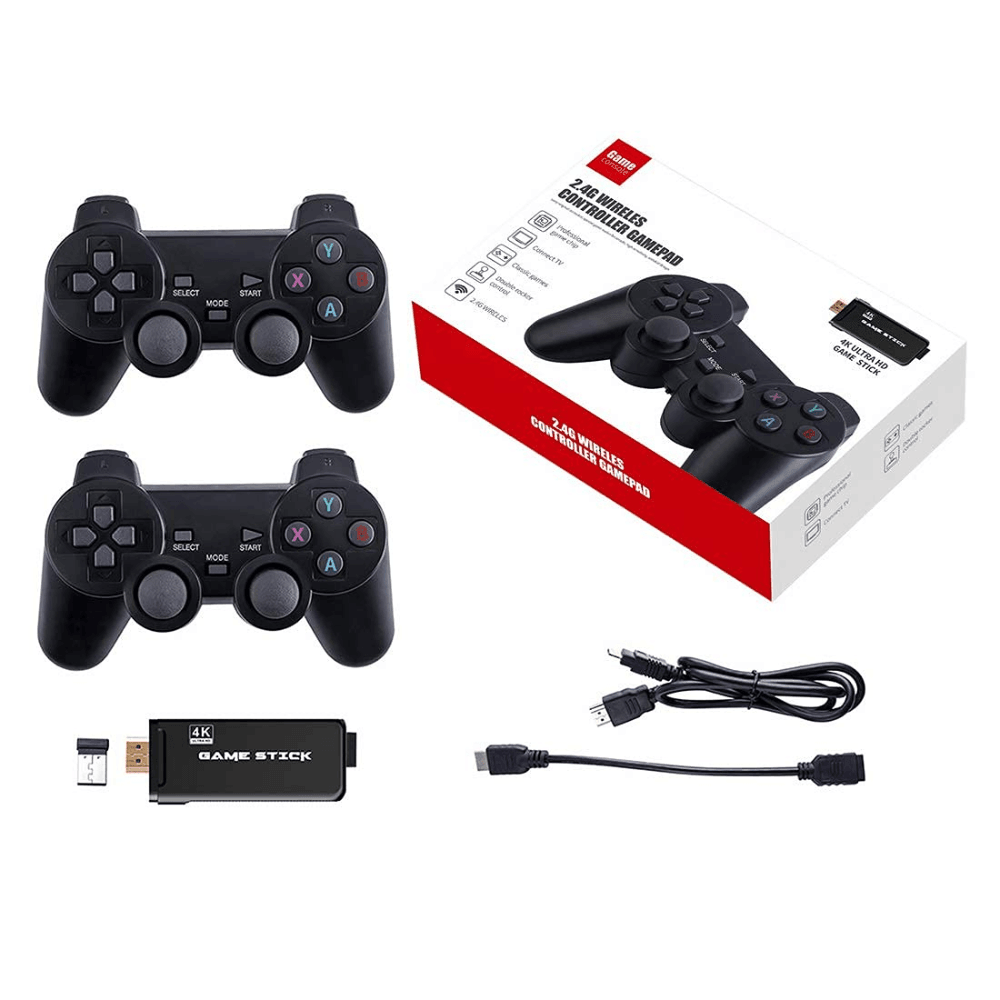 Games Wireless Controller Gamepad 10000 in 1 Game 4K Ultra HD Game Stick Console