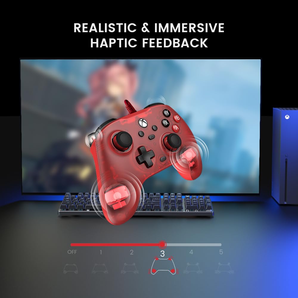 GameSir T7 Wired Controller with Hall Effect Joysticks Plug and Play Gaming