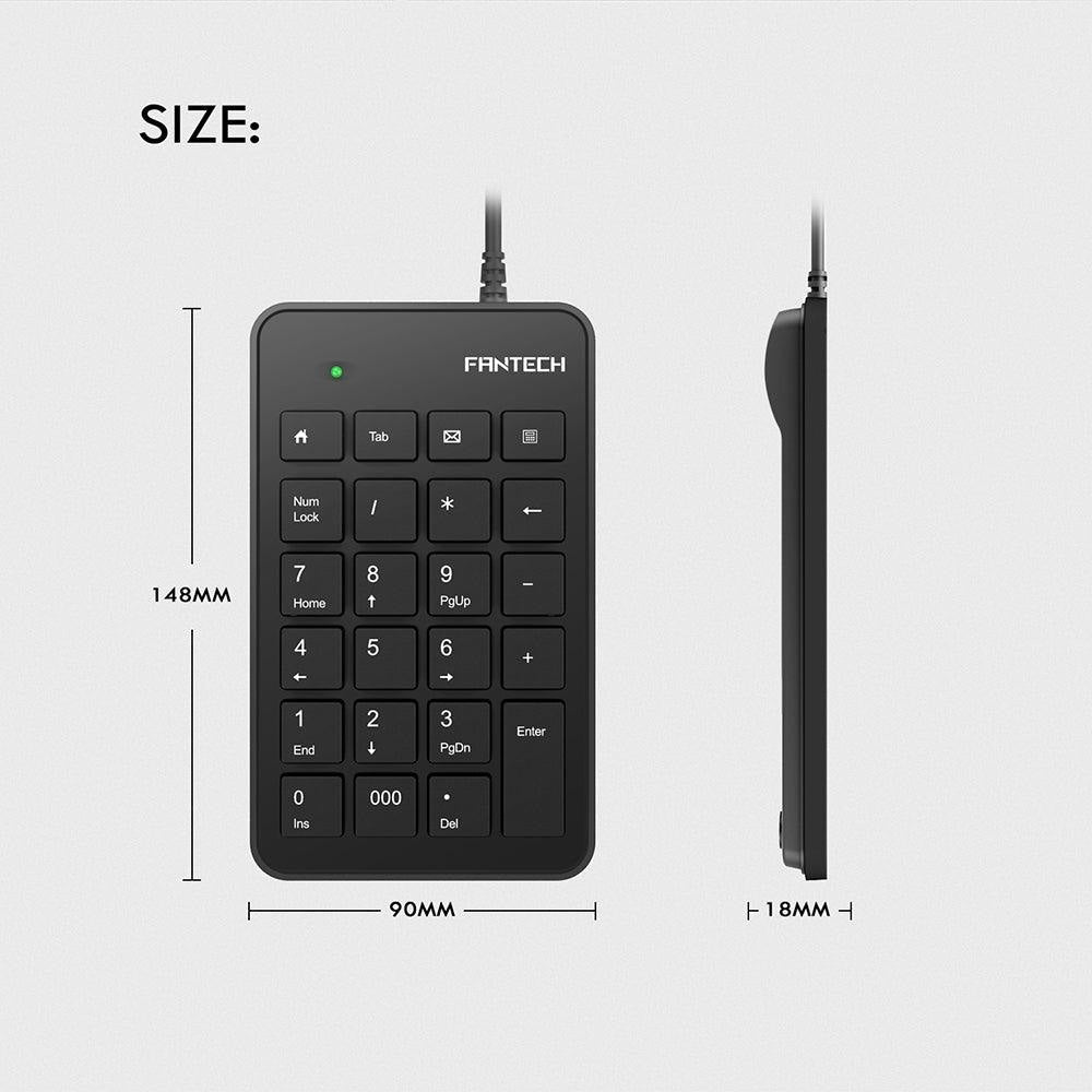 GENUINE FANTECH FTK 801 USB NUMERIC KEYPAD Keyboard