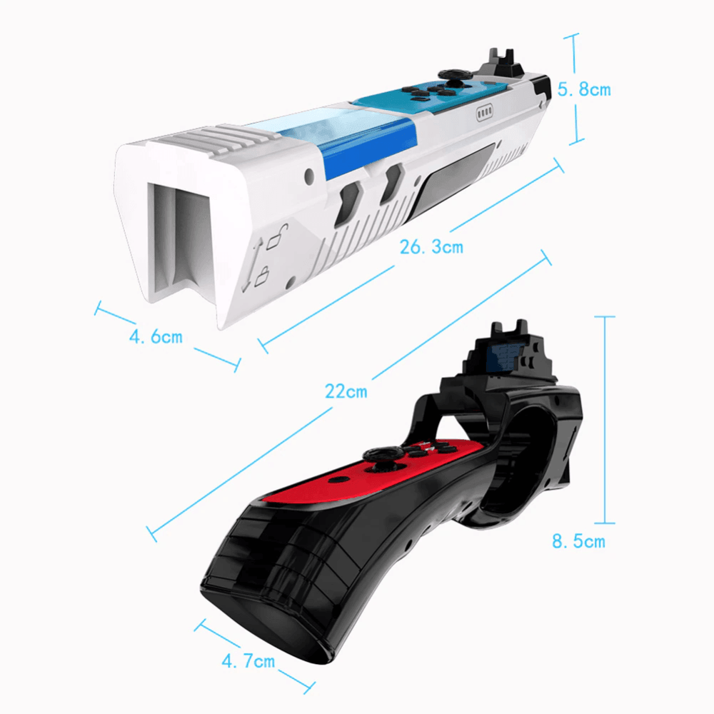 Gun Shape Handgrip Feeling Joystick For Nintendo Switch 2/1pcs Console
