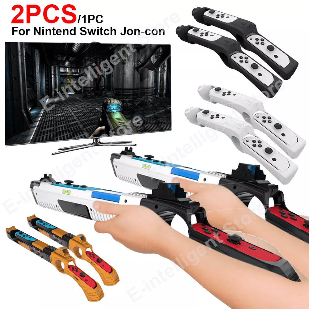 Gun Shape Handgrip Feeling Joystick For Nintendo Switch 2/1pcs Console