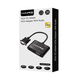 HAING VGA TO HDMI + VGA Adapter With Audio Cables & Chargers 15 JOD
