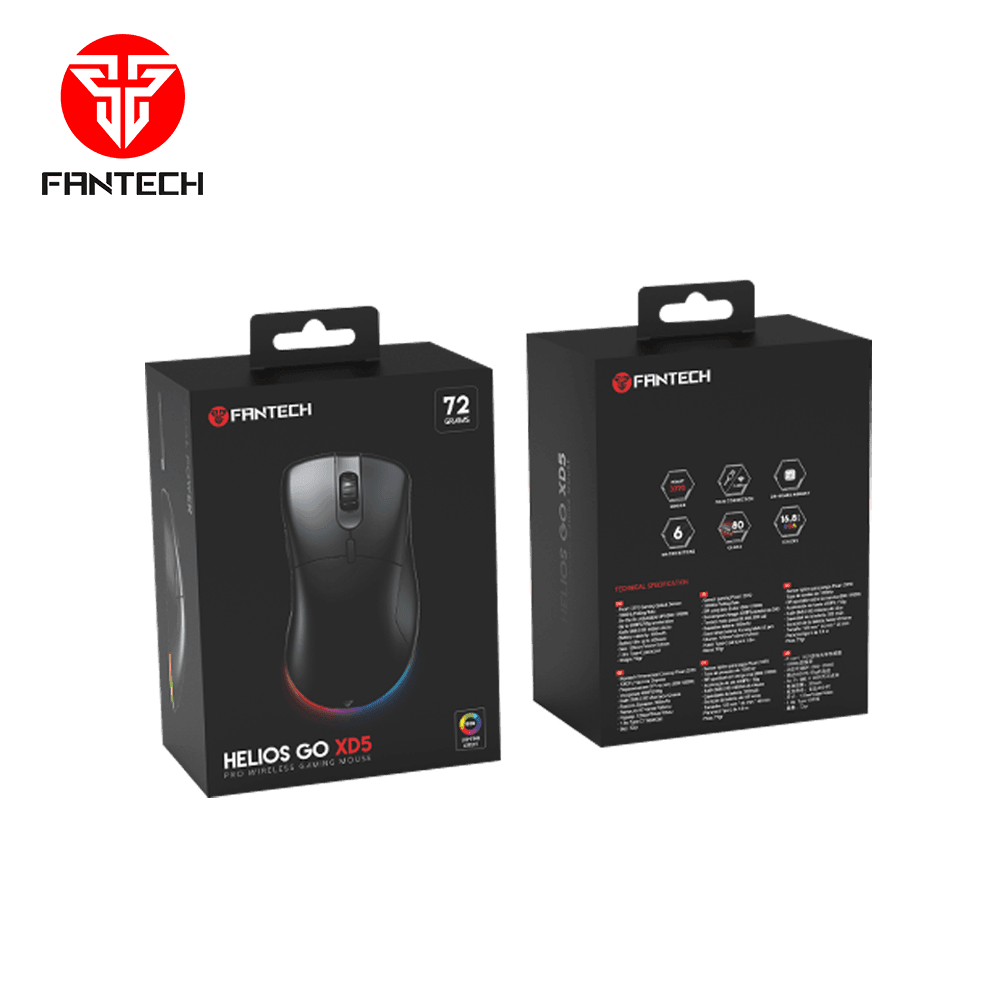 HELIOS XD5 ERGONOMIC GAMING MOUSE WIRELESS Mouse