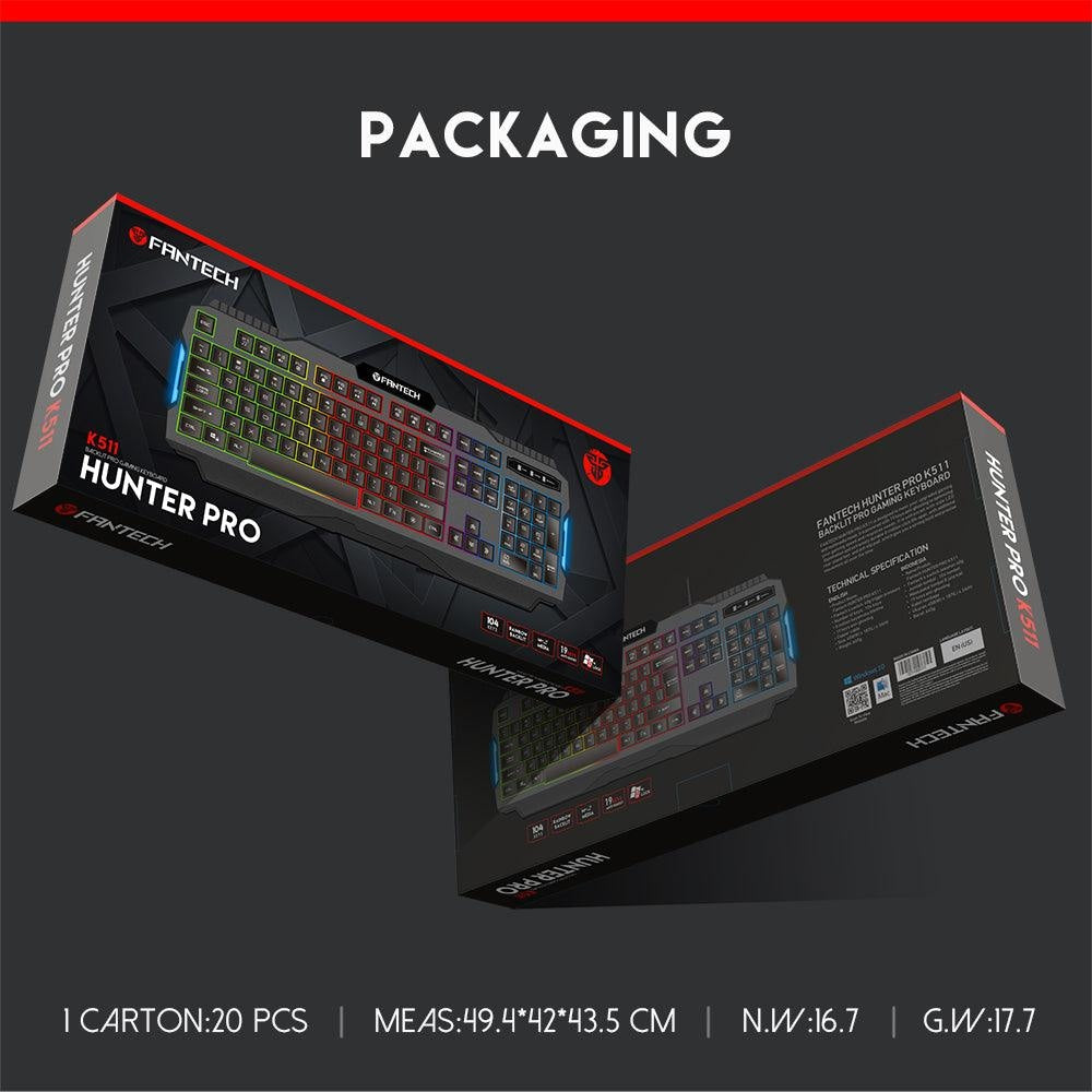 HUNTER PRO K511 BACKLIT PRO GAMING KEYBOARD Keyboard
