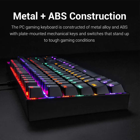 لوحة مفاتيح الألعاب ريدراجون فارا K551-KR، مفتاح أحمر