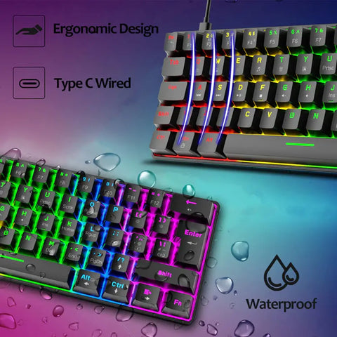 Ziyoulang T60 Mechanical Keyboard 62 Keys