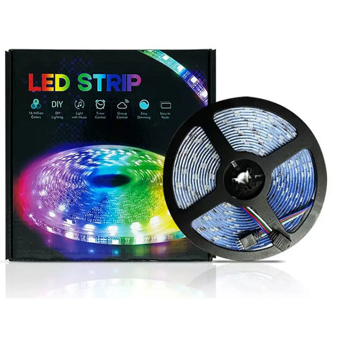 شريط إضاءة LED 5050 RGB مجموعة تطبيق ذكي