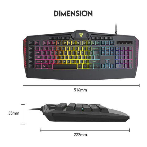 BOOSTER K513 ONE-HANDED RGB GAMING KEYPAD