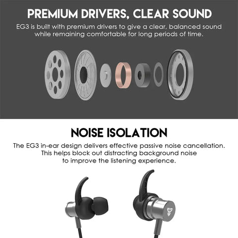 FANTECH EG3 WIRED EARBUDS Mint Editon