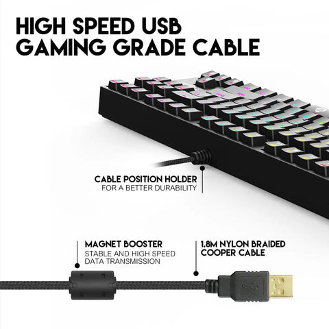FANTECH MK872 OPTILITE Mechanical Keyboard