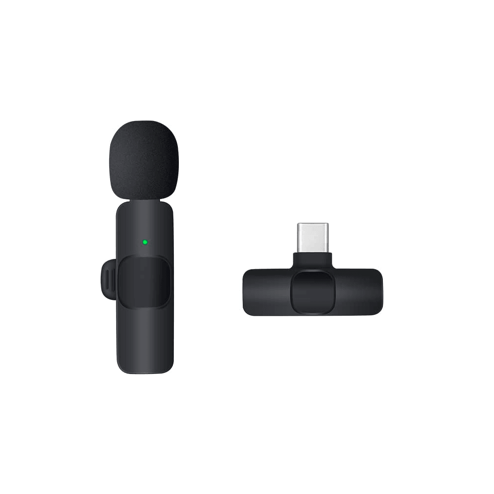 K8 Wireless Collar Mic iPhone/Android & Type C Streaming 18 JOD
