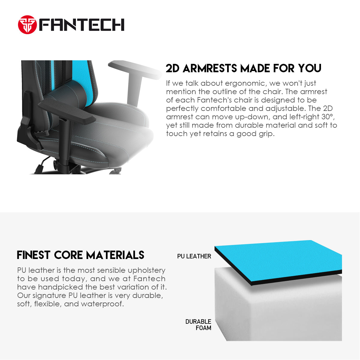 KORSI GC191 PREMIUM GAMING CHAIR | Grey Desk & Chair